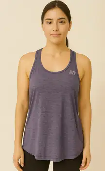 New Balance Purple Racerback Workout Tank Top Size S    (H7)!!
