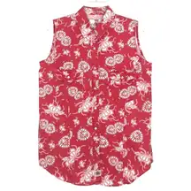 Levi's Vintage 90's Women's Paisley Sleeveless  Shirt