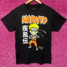 Naruto Shippuden 8-Bit Anime tshirt size medium