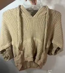 easel Light Brown Sleeveless Sweater