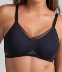 Honeylove CrossOver Wireless Black Bra Size Large
