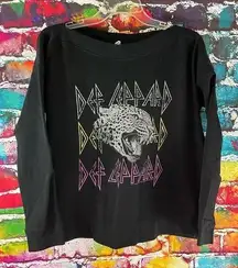 Maurices Def Leppard Graphic Sweatshirt Size Small