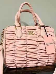 Juicy couture run the world satchel pink diamond​​