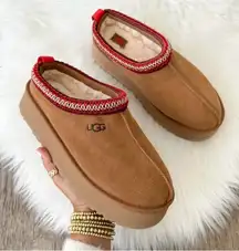 NEW Women's UGG Tazz Platform Slipper Chestnut Women's Tasman Chestnut Size 10