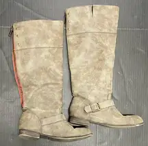 Madden Girl G-Ava Tan Knee High Boots - Size 7.5