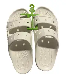 New white croc sandal men 6 women‎ 8 Baya