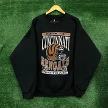 NFL Franchise AFC North Cincinnati Bengals Crewneck Sweater Size Extra Large