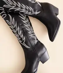 Samara Western Boot in Midnight