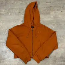 Under Armour Cropped Summer Cantaloupe Hoodie Size XS Oversized