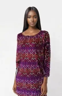 NWT! Trina Turk Echo Tunic Swim Cover Up Dress - Size Small