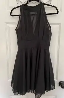 Wish Black Halter Dress 