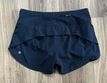 lululemon athletica Navy Athletic Speed Up Shorts 2.5”