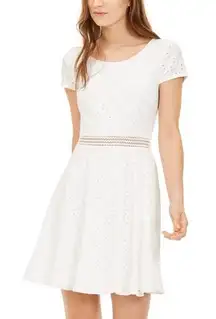 Sequin Hearts White Formal Dress