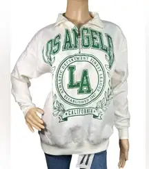 SELF ESTEEM Oversized Quarter Zip “Los Angeles” Sweater