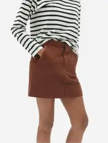 Everlane Canvas Stamp A-Line Mini Skirt