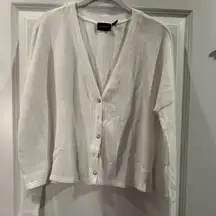 Out From Under Cardigan, Size S (WHITE)