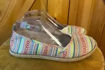 ROCKET DOG Stripe Ballet Flats Boat Shoes Womens Size 7.5