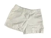 J. Crew Shorts Women 4 Beige Khaki Classic Twill Chino City Fit Preppy