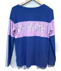 Lilly Pulitzer Finn Happy as a Clam Long Sleeve Tee with Signature Lilly Logo
