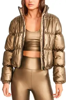 Gold Puffer Jacket