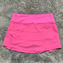 Lululemon Pace Rival Skirt 13" *Zing Pink Light