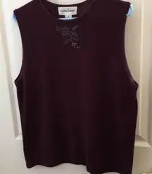 FINAL MARKDOWN SEND OFFERS Ladies Alfred dunner sleeveless sweater medium