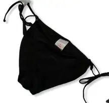 Xhilaration Side Tie Bikini Bottom Black