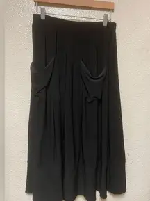 COPY - Habits Collection Black Long Skirt Size 6