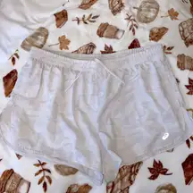 ASICS White Camo Lined Run Shorts