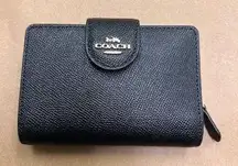 Coach  Medium Corner Zip Wallet 6390