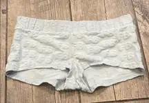 Frankie's Bikinis Light Blue terry versatile Swim bottoms