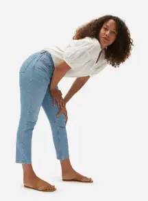Everlane The Curvy Cheeky Straight Jeans in Sky Blue Wash 29 New Denim Pants