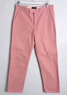 Isabel Marant Women Chino Pant In Pink/Coral Size 6 (38) Textured Dressy Casual