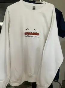 Handmade Embroidered Sweatshirt