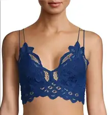 Free People FP One Womens Boho Coquette Adella Crochet Lace Bralette Crop Top‎