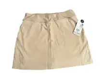 Ebb & Flow Skort Women’s Small Tan Beige Shorts Skirt Pickleball Tennis Golf NEW