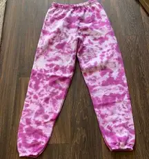 Purple Tie Dye Sweats