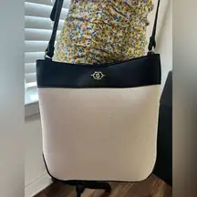 Nanette Lepore Black and Cream Purse