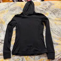 Lululemon black its rulu run hoodie size 6