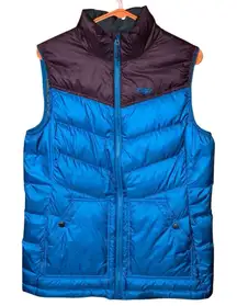 Outdoor Research Transcendent Goose Down Feather Vest - Women's celestial blue a