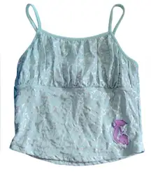 Disney Little Mermaid Shell Print Mesh Cami