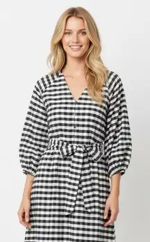 H&M checkered maxi dress size xsmall
