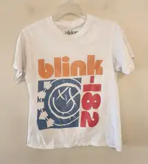 Blink 182 Women's Graphic T-Shirt White Size XS