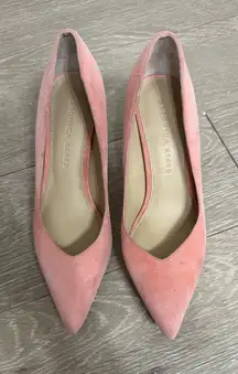 Veronica Beard Pink Suede Pointed Toe Stiletto Pumps Size 7