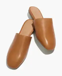 Madewell The Cory Mule in Leather- English Saddle- Size 8