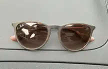 matte brown tortoise  raybans