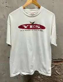 Vintage 90s Jesus Christian Yes I Am One Way Out Double Sided T-Shirt XL Y2K