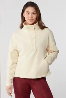 REI Co-op Wallace Lake Fleece Pullover - Women's Large Natural Cream Hemp