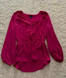 Worthington Dressy Pink Shirt Size Small