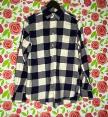 Uniqlo Checkered Gingham Button Up Shirt